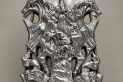 Blason en Zinc du comte Monte-Cristo (Château D'Alexandre Dumas)