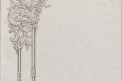 Plan de miroir sculpté