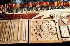Ensemble boiserie de cheminée