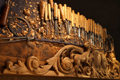 Restauration acanthe et volute