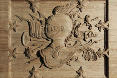 Blason trumeau de cheminée